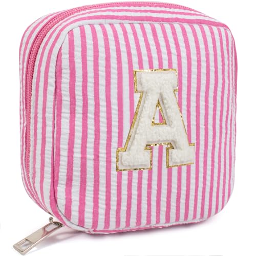 LETGO Easter Basket Stuffers Gifts for Girls Teen Girl - Pink Preppy Makeup Bag Best Friend Birthday Gifts Teacher Gifts for Women Wedding Gifts Bridesmaid Gifts Daughter Graduation Wife Gifts - Image 1