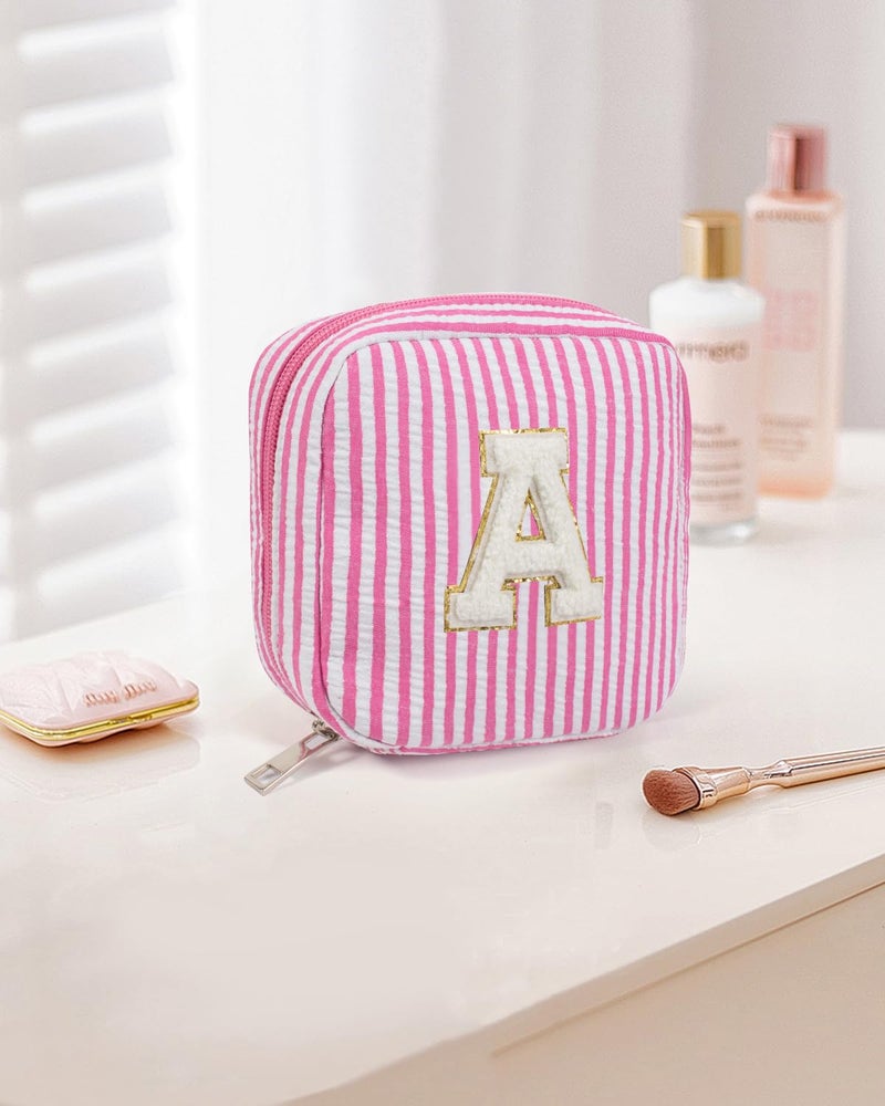 LETGO Easter Basket Stuffers Gifts for Girls Teen Girl - Pink Preppy Makeup Bag Best Friend Birthday Gifts Teacher Gifts for Women Wedding Gifts Bridesmaid Gifts Daughter Graduation Wife Gifts - Image 4