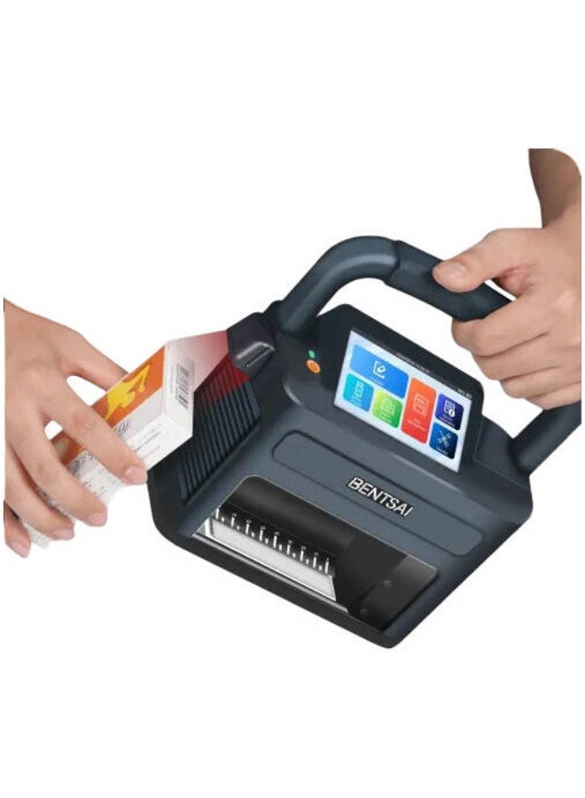 بنتساي BENTSAI B71X 1-Inch Handheld Inkjet Printer, Portable TIJ Stamp Printer for Barcodes, QR Codes, Dates, Logos & Batch Coding, Black | B71X - Image 4