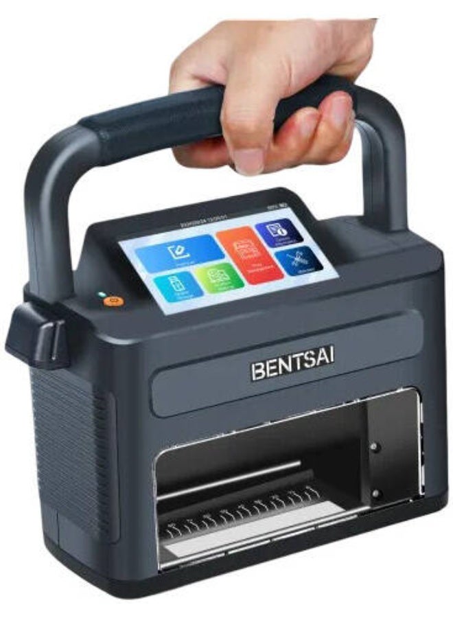 بنتساي BENTSAI B71X 1-Inch Handheld Inkjet Printer, Portable TIJ Stamp Printer for Barcodes, QR Codes, Dates, Logos & Batch Coding, Black | B71X - Image 2