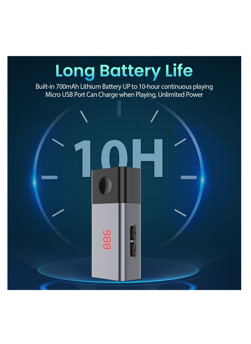 SYOSI - Bluetooth FM Transmitter, Wireless Auto Radio Bluetooth Adapter Car FM Modulator Music Recipient with USB Charger All Smartphones Audio Players (1 Pcs) - Image 1