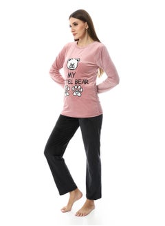 Andora Soft Sticthed Hooded Pajama Set_Simon  - Image 2