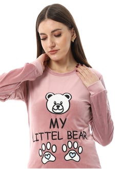 Andora Soft Sticthed Hooded Pajama Set_Simon  - Image 5