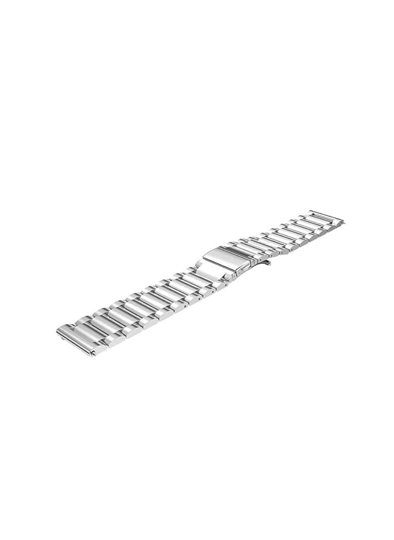 Dado - 3 Beads Stainless steel band Compatible with Huawei Watch GT5 PRO | GT5 | GT4 | GT3 | GT2 | GT3 PRO | GT2 PRO | Watch 3/4 46mm | 48mm, Adjustable Size Metal Strap - Image 1