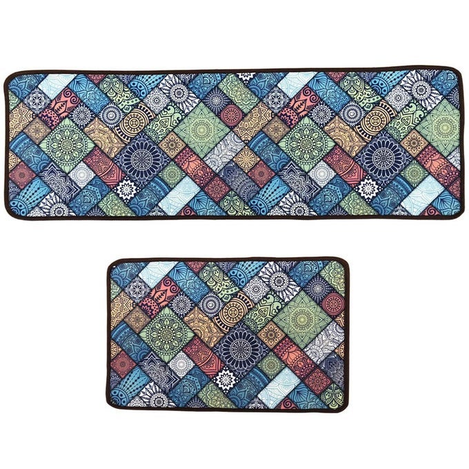 KITCHEN RUGS FLOOR MAT KITCHEN MATS SET NONSLIP WASHABLEINDOOR DOORMATS AREA RUGS FOR KITCHEN BEDROOM BATHROOM CARPET 157236 INCH 157472 INCH NEWBOSI