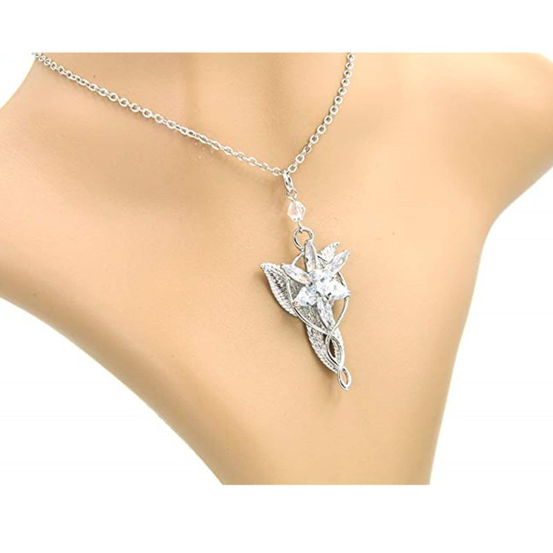 XHBTS 2 Set Lady Inspired Necklace Gold Tone The Ring Pendant Necklace for Fans Cosplay Costume Jewelry - Image 3