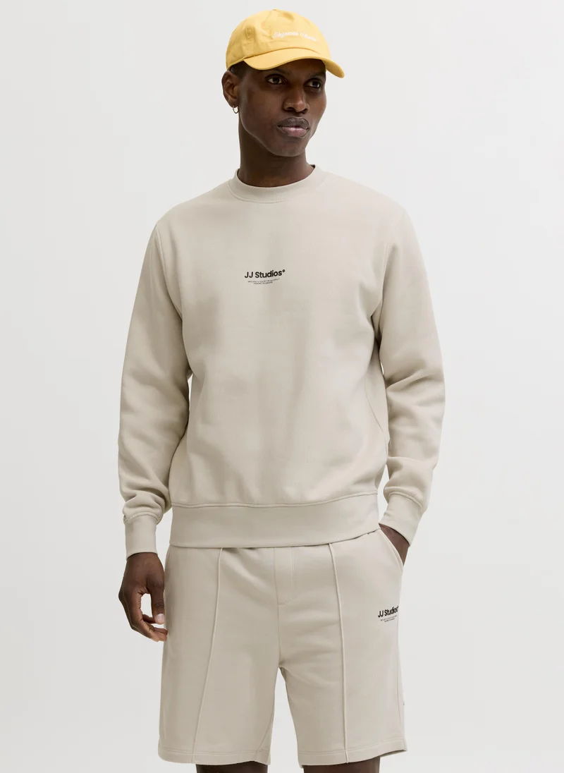 JACK & JONES Embellished Pullover Sweatshirt