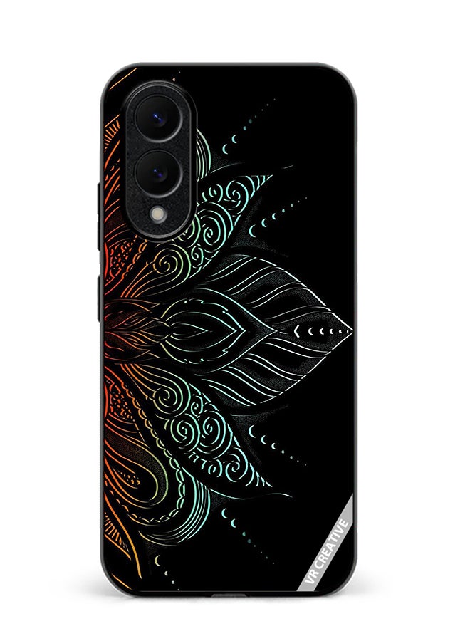 Protective Case Cover For Samsung Galaxy S25 Edge Heena Elements Design Multicolour
