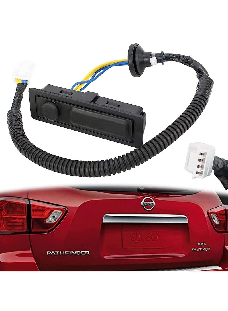 MUNTAQI High-Quality and Reliable Rear Liftgate Trunk Open Release Switch for Nissan Pathfinder 2014-2019 √¢‚Ç¨‚Äú Compatible Replacement for Tailgate Lid Switch 25380-3JA0A - Image 1