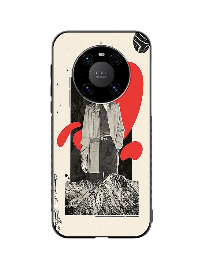 VR CREATIVE Protective Case Cover For Huawei Mate 40 Flower Face Of A Man Design Multicolour - Image 1