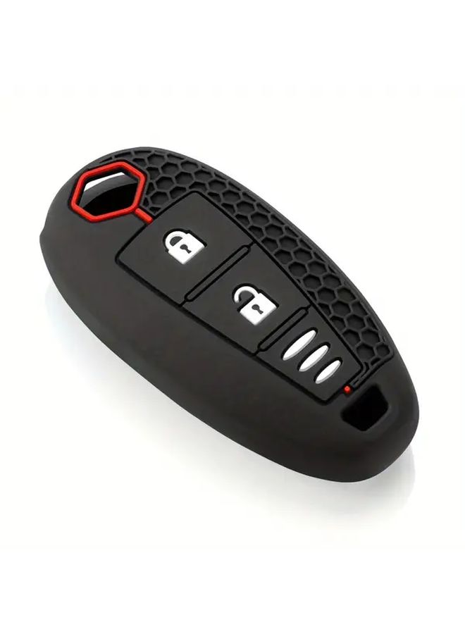 Black Silicone Car Smart Key Cover Protector Case Bag For Suzuki Swift Vitara Baleno Ertiga Ciaz Ignis SX4 S Cross Kizashi - Image 4
