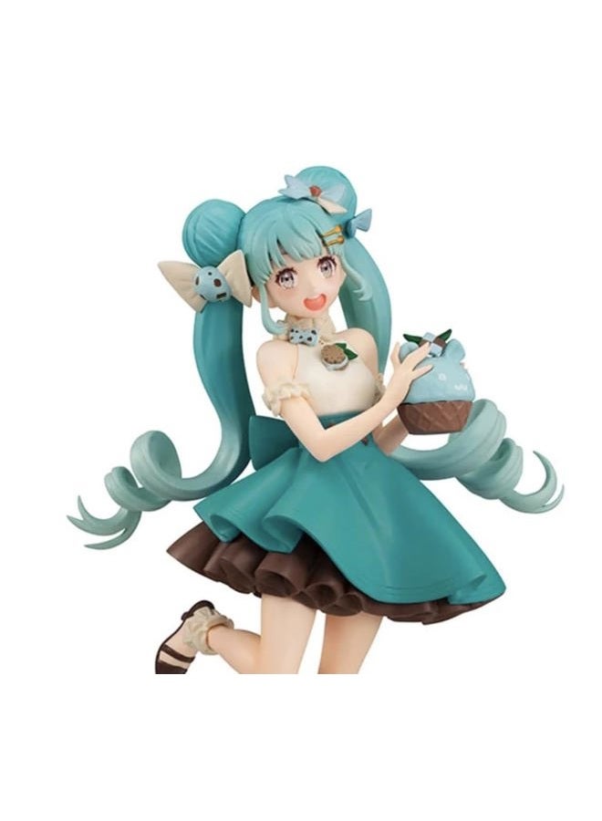 Furyu Hatsune Miku: Chocolate Mint Sweet Sweets Series Figure, Multicolor - Image 2