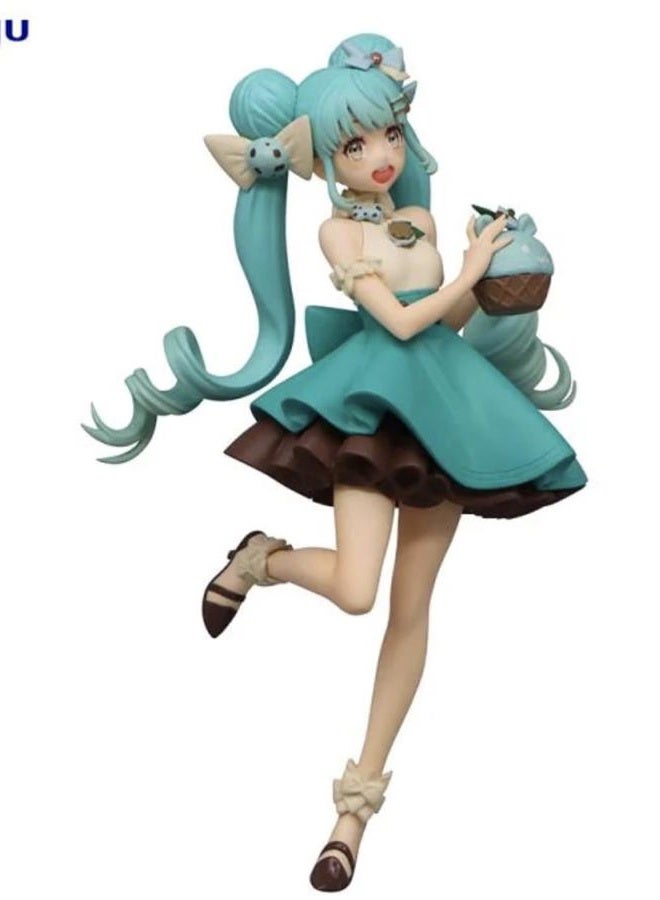 Furyu Hatsune Miku: Chocolate Mint Sweet Sweets Series Figure, Multicolor - Image 5