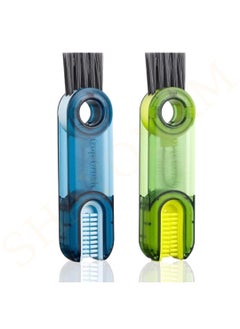 SHAYONAM SHAYONAM 3 in 1 Cup Lid Gap Cleaning Brush Bottle lid Cleaning Brush Tiny Bottle Cup Lid Straw Cleaner ToolsCrevice Cleaning Brush Bottle Gap Cleaner Brush Pack of 2MULTYCOLOR 