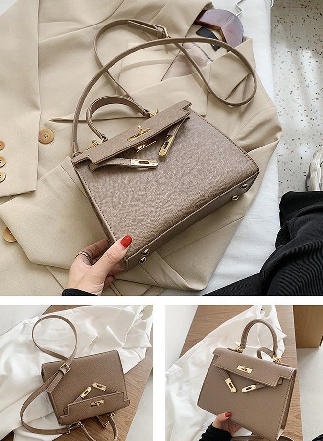 Women's PU Leather Multifunctional Crossbody Bag - Adjustable Strap, Retro Design, Perfect for Daily Use and Special Occasions Brown - Image 5