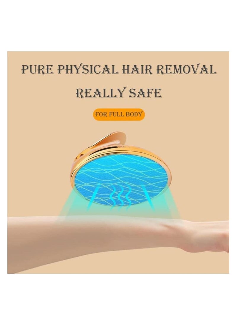 ماركة غير محددة - ممحاة الشعر الكريستالية ، مزيل الشعر بالنانو بمقبض أداة تقشير غير مؤلمة لإزالة الشعر للرجال والنساء والذراعين والساقين والظهر سريع وسهل لإزالة الشعر - Image 1