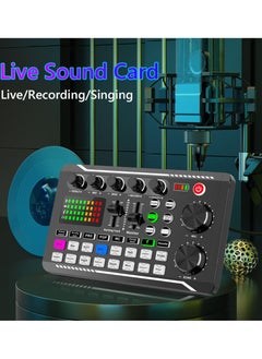 Professional LIVE Sound Card Mixer F998 and Audio Interface with DJ Mixer Effects and Voice Changer,Podcast Production Studio Equipment, Prefect for Streaming/Podcasting/Gaming - pzsku/ZA02D3224FB7822DFCDDEZ/45/_/1691338688/4bf014e0-0915-4a76-b4c2-8620a117349a