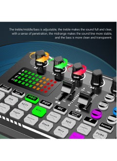 Professional LIVE Sound Card Mixer F998 and Audio Interface with DJ Mixer Effects and Voice Changer,Podcast Production Studio Equipment, Prefect for Streaming/Podcasting/Gaming - pzsku/ZA02D3224FB7822DFCDDEZ/45/_/1691338689/c8e1b273-eed7-42d9-b112-2964ebfa1f01