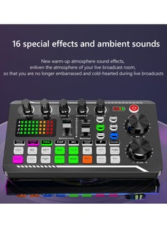 Professional LIVE Sound Card Mixer F998 and Audio Interface with DJ Mixer Effects and Voice Changer,Podcast Production Studio Equipment, Prefect for Streaming/Podcasting/Gaming - pzsku/ZA02D3224FB7822DFCDDEZ/45/_/1691338691/0675180b-815c-44fe-878c-2f9aa0111ede