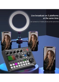 Professional LIVE Sound Card Mixer F998 and Audio Interface with DJ Mixer Effects and Voice Changer,Podcast Production Studio Equipment, Prefect for Streaming/Podcasting/Gaming - pzsku/ZA02D3224FB7822DFCDDEZ/45/_/1691338696/b5dfde33-4525-4c5b-9755-e25f17722adb