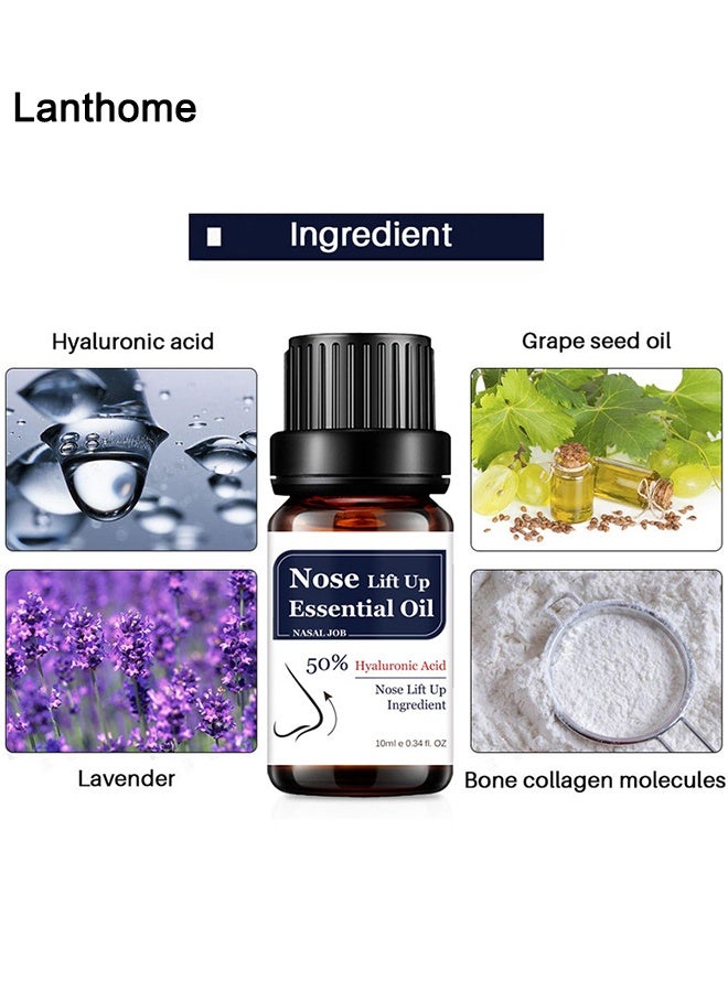 Lanthome Nose Lift Up Essential Oil-Natural Plant Extracts Promote Regeneration Of Cartilage In The Nose 10ML  - Image 3