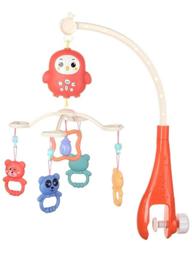 جرس سرير هابي مع جهاز تحكم عن بعد للبنات من آيينجل - برتقالي