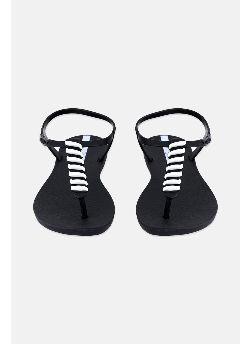 Ipanema Women Adjustable Buckle Fashion Sandals, Black  - Image 4