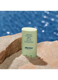 pipette Baby Mineral Sunscreen Stick Spf 50 Broad Spectrum Sunblock With Nonnano Zinc Oxide Water Resistant Uvb/Uva Sun Protection For Kids & Sensitive Skin Travel Size 0.6 Oz  - Image 5