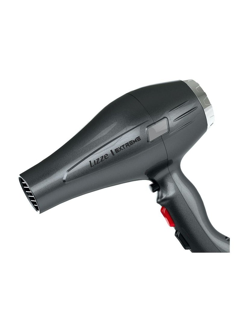 ليز Professional Hair Dryer Lizze Extreme 2400W Hair Drying Machine for Fast Drying & Smooth Finish Ultra-fast cooling switch 2 directional nozzles High heat resistance - Image 2