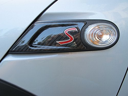 ATEX Dry Carbon Overlay Cover Sticker for Cooper S R55 R56 R57 R58 R59 MK2 2007-2013 Side Markers Scuttle Vents - Image 4