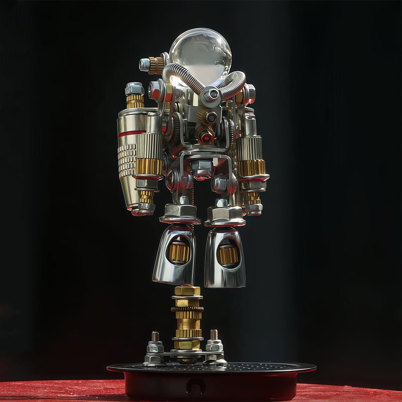 ZUNPINSPACE 3D Puzzles for Adults,Space Astronaut Building Set, 3D Metal Astronaut Puzzle DIY Assembly Crafts Desktop Decoration, 154+PCS Cool Collectible Gift for Adults - Image 1