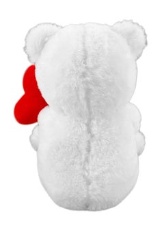 Party Magic Bear with Heart-shaped Stick White 23cm  - Image 3