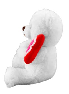 Party Magic Bear with Heart-shaped Stick White 23cm  - Image 2