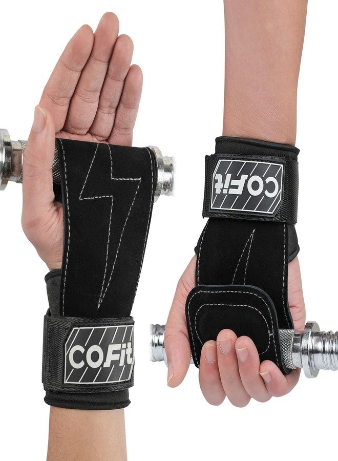 جوفت أحزمة معصم COFIT لرفع الأثقال، أربطة معصم رياضية مصنوعة من جلد أكسفورد مزدوج الطبقات، قبضة محسّنة لحماية مثالية لليد والمعصم، أحزمة رفع أثقال رياضية لرفع الأثقال ورفع الأثقال الباورليفتينغ - أسود - Image 1