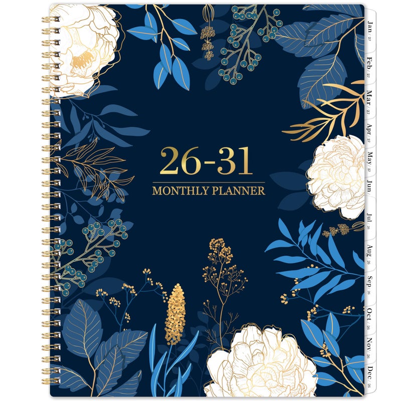 Indeme 2026-2031 Monthly Planner - 5 Year Planner/Calendar 2026-2031, 11" x 9", 2026 Calendar Planner, Jul 2026 - Jun 2031, Tabs, Back Pocket, Holidays, Twin-Wire Binding, Note Pages - Image 1