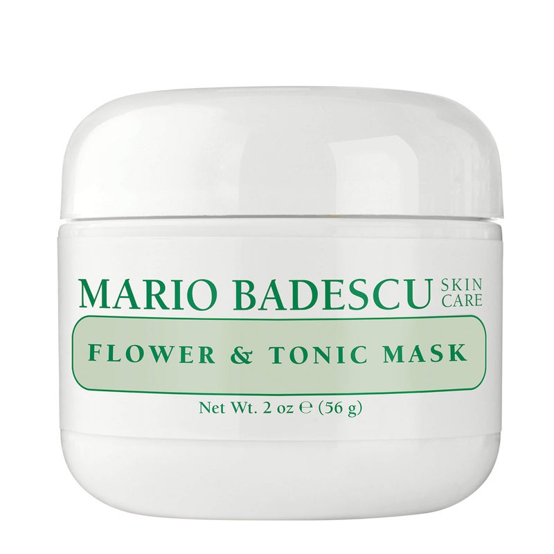 Mario Badescu Flower & Tonic Mask - Absorbs Excess Oil and Shine - Gentle and Purifying Face Care for Men and Women - Facial Mask Ideal for Combination, Oily or Sensitive Skin, 2 oz - Image 1