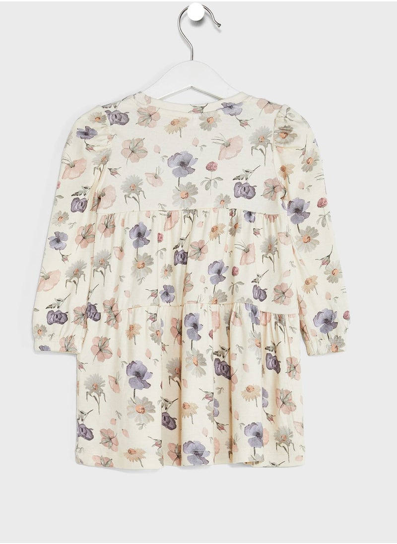 NAME IT - Kids Floral Print Dress - Image 1