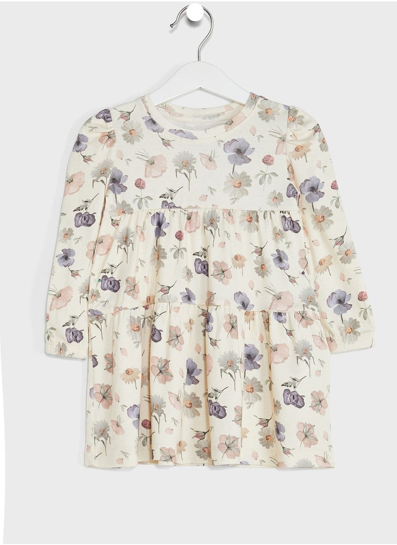 NAME IT - Kids Floral Print Dress - Image 1