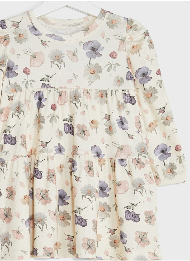 NAME IT - Kids Floral Print Dress - Image 1