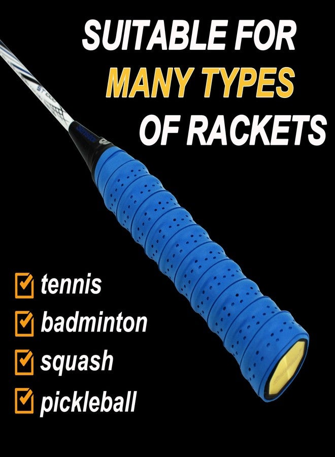 Senston New Racket Grip Anti Slip Perforated Super Absorbent Tennis Overgrip Badminton Overgrip Pickleball Overgrip 5 Pack. - Image 2