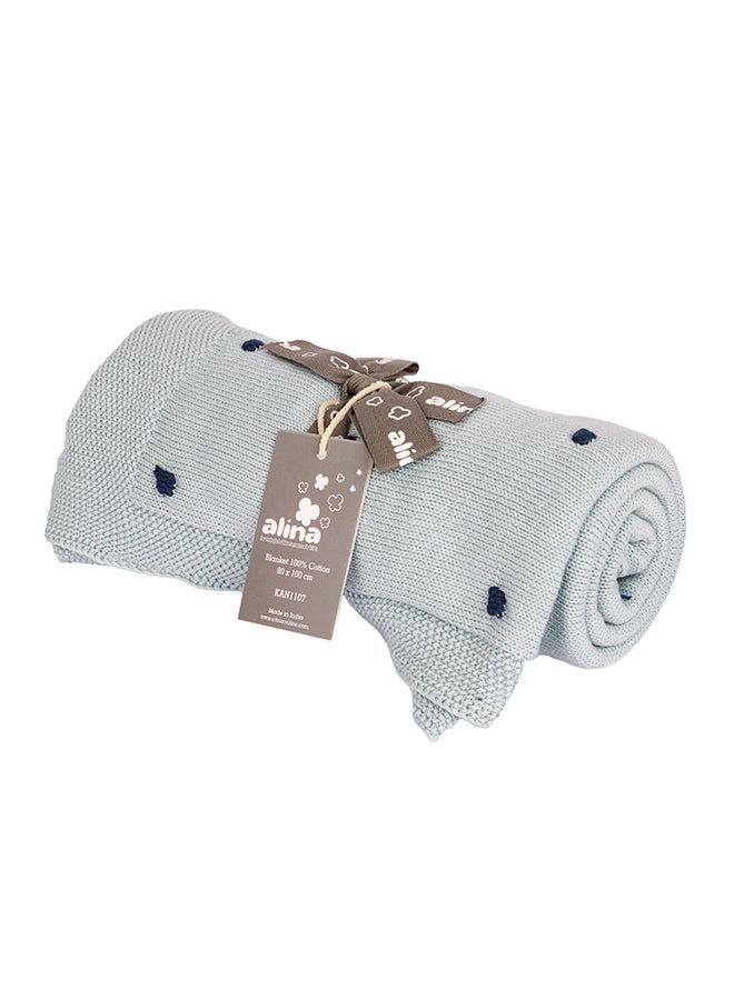 Alina Blanket 100% Cotton Knitted - Image 3