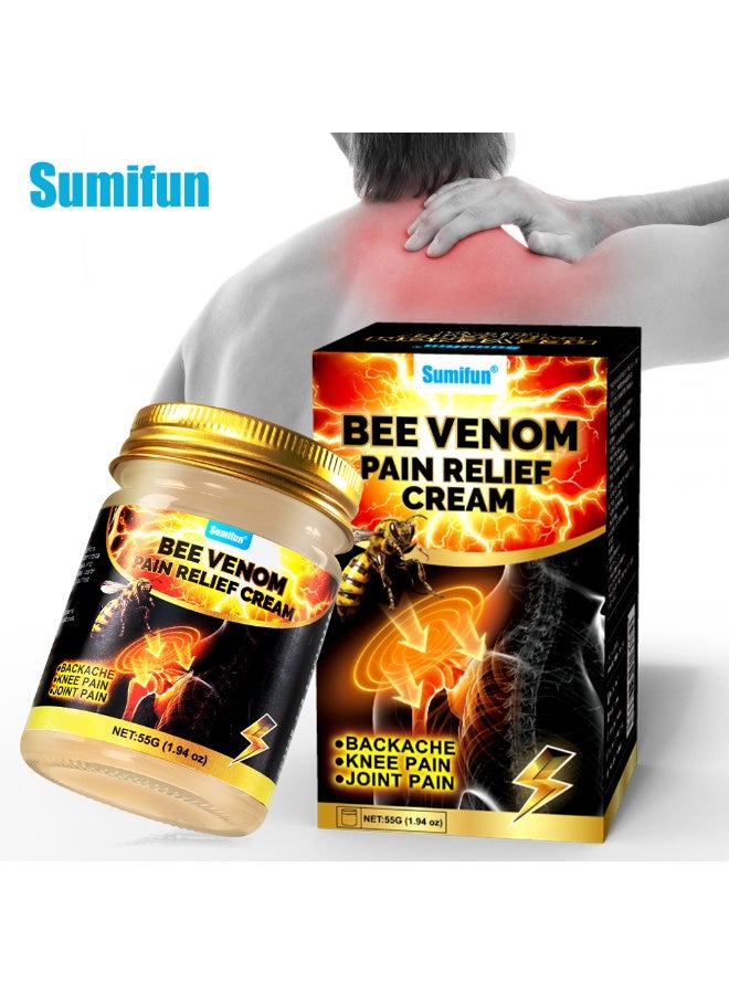 سوميفون كريم تخفيف الآلام من سم النحل ، تسكين آلام الاختراق المستمر والعميق ، مكونات طبيعية لتحسين الصحة - Image 1