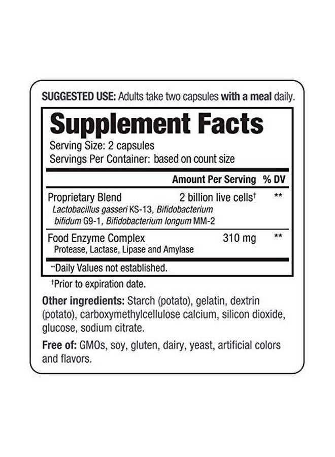 kyolic Kyo-Dophilus Probiotic Plus Enzymes, 120 Capsules - Image 4