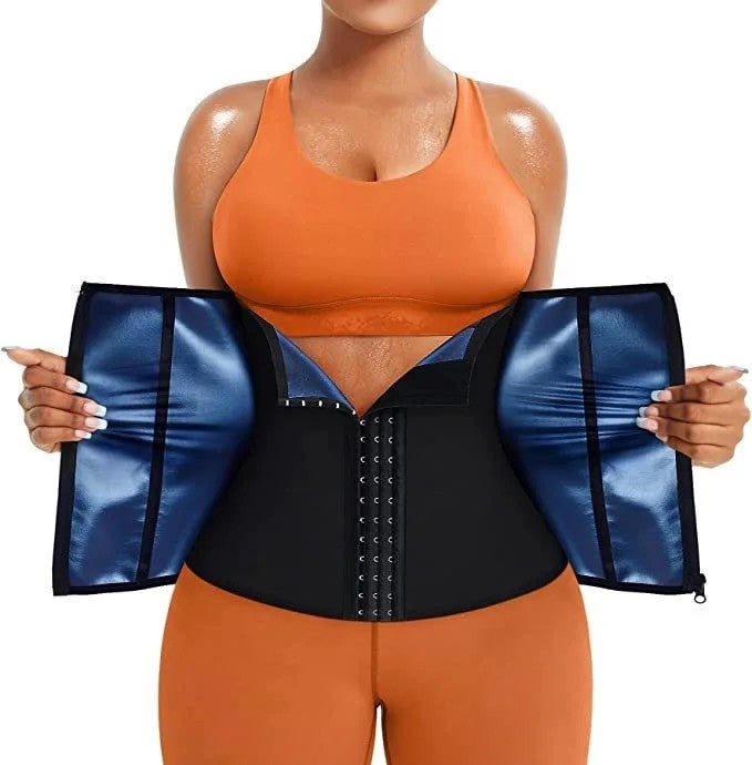 Bluejw Double Layer Slim Waist Trimmer Belt - New Trendy Workout Fitness Shaper for Women - Image 2