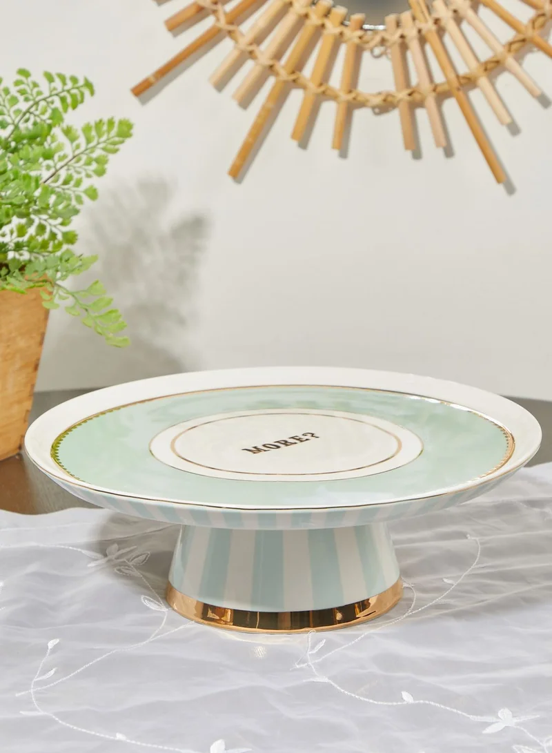YVONNE ELLEN Slogan Footed Cake Stand