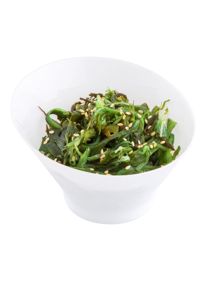 Restaurantware 7 Ounce Plastic Serving Bowls, 100 Round Incline Bowls - Disposable, Small, White Plastic Round Bowls, Unique Design, For Soups, Appetizers, Or Desserts - Image 2