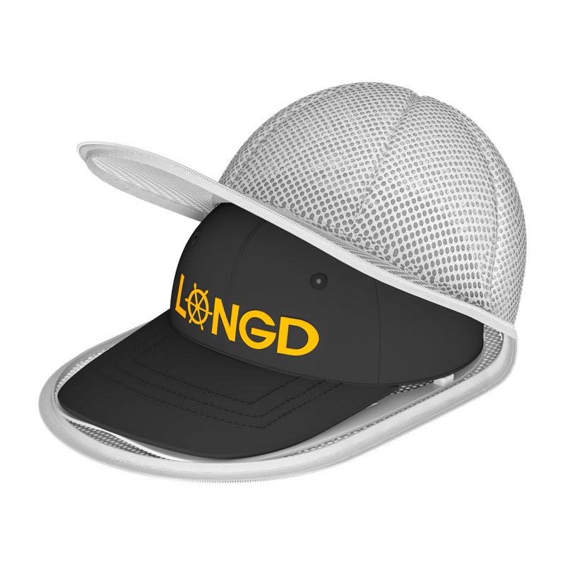 LONGD Hat Washer Cage with Snap Lock - Machine/Dryer Safe Compact Hat Cleaner for Baseball Caps & Storage - Image 1
