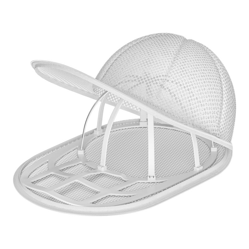 LONGD Hat Washer Cage with Snap Lock - Machine/Dryer Safe Compact Hat Cleaner for Baseball Caps & Storage - Image 2