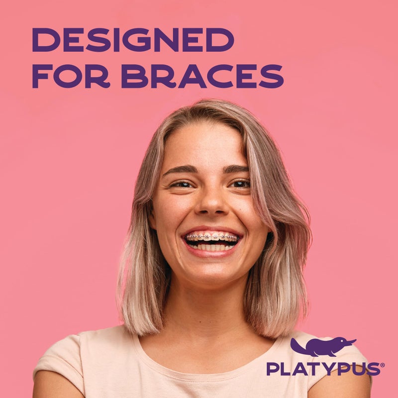 Platypus Orthodontic Flossers for Braces- Unique Structure Fits Under Arch Wire, Floss Entire Mouth in Two Minutes, Increases Flossing Compliance, Will Not Damage Braces - 30 Count Bag (Pack of 6) - Image 2