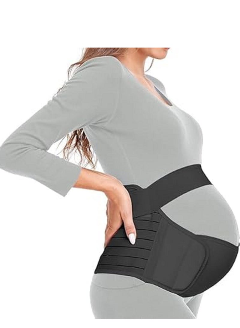 حزام دعم للحوامل للبطن والظهر، لتخفيف الألم؛ مصنوع من البوليستر؛ يُستخدم لتصحيح وضعية الجسم، مقاس كبير (XXL) - Image 1